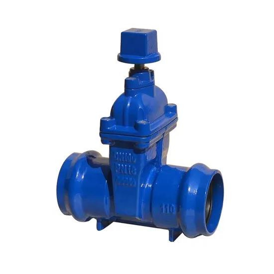 DN100 Pn16 Ductile Cast Iron Soft Seat Double Flanged Gate Valve Price